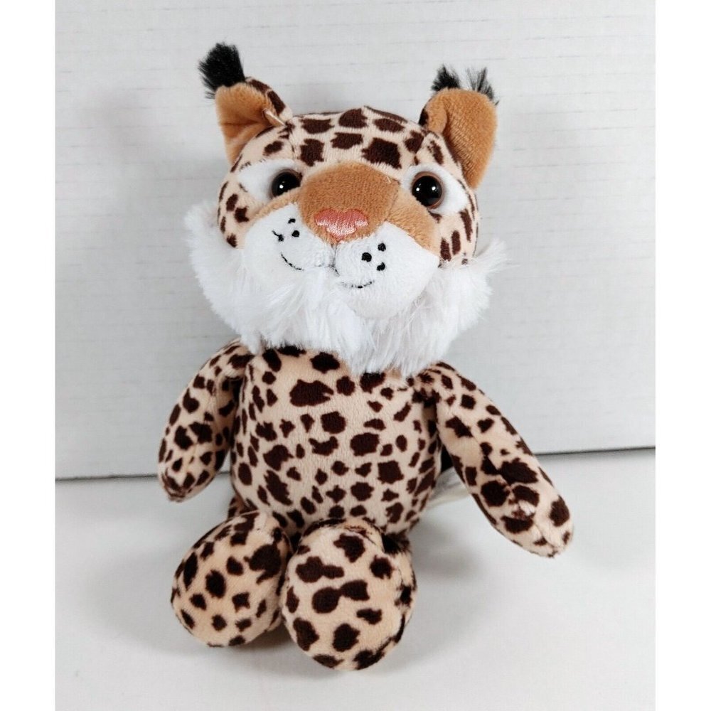 Kinder Surprise Plush Rare LYNX Stuffed  Animal 9"